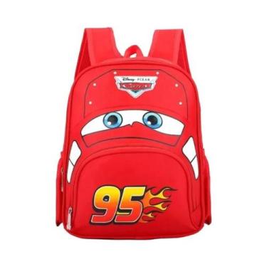 Imagem de Mochila Escolar Infantil Multicolorida Disney Cars 95 McQueen, Bolsa D