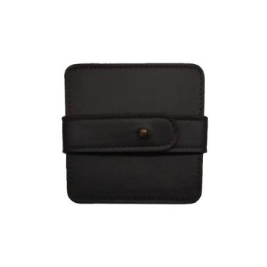 Imagem de porta Copos em Couro 661-R Raffai Couros, Café-Escuro