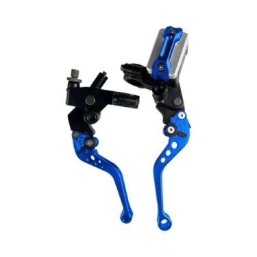Imagem de Cilindro Mestre De Freio Universal CNC 7/8'' Com Cabo E Reservatório D