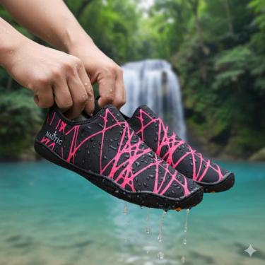 Imagem de Sapatilha Masculina feminina Aquatica Nautica Neoprene Esportiva Solad