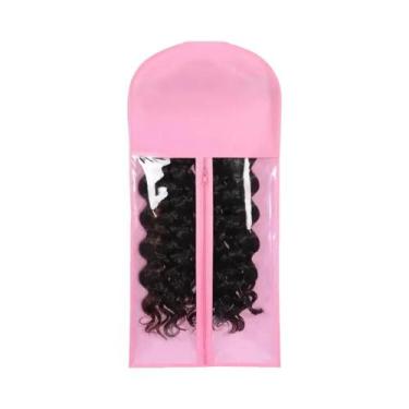 Imagem de Bolsa De Armazenamento Para Extensões De Cabelo À Prova De Poeira, Kit