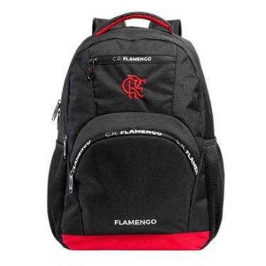 Imagem de Mochila De Costas escolar trabalho Flamengo Mengão 16378 Oficial-Unissex