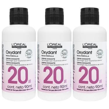 Imagem de Loreal Kit 3 Água Oxigenada 20 Vol. 90 ml - Loreal professionnel