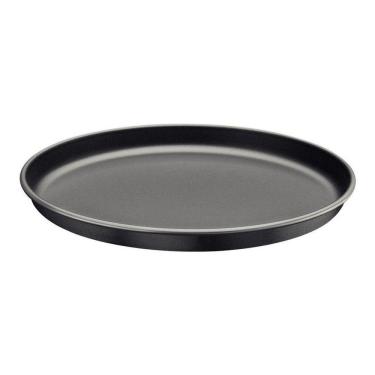 Imagem de Assadeira Para Pizza Brasil Em Alumínio Antiaderente Starflon Max Grafite 35 Cm 2,5 L