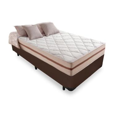 Imagem de Cama Box Solteiro + Colchão de Molas Ensacadas - Anjos - Classic 88cm
