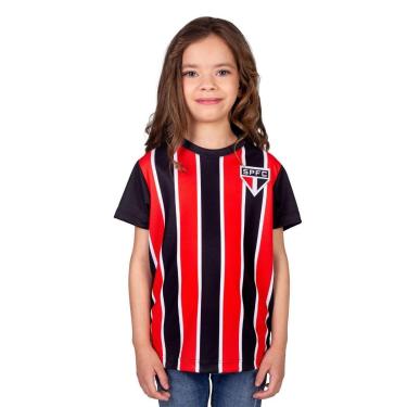 Imagem de Camisa do SÃO PAULO Infantil Feminina Original AWAY Oficial Camiseta SPFC Feminina-Feminino