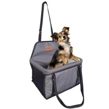 Imagem de Assento Pet Carro Cadeirinha Cão Gato Até 15kg Reforçada - Petizada, C