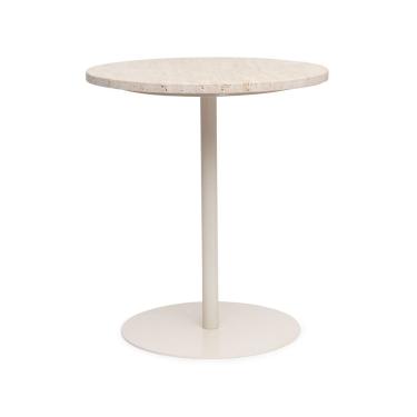 Imagem de Mesa Decorativa de Apoio em Metal e Mármore 45cm 21368 Mart