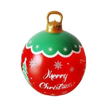 Imagem de Enfeite De Natal Inflável Gigante Para Exterior Em PVC Com Padrão De A