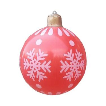 Imagem de Enfeite De Natal Inflável Gigante Para Exterior Em PVC Com Padrão De A