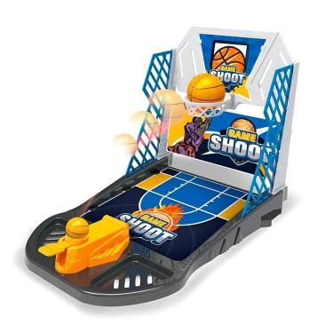 Imagem de Brinquedo Mini Quadra Basquete De Dedo Arremesso Diversão - Diversão Portátil Para Todas As Idades