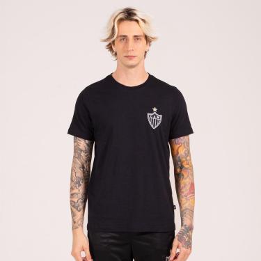 Imagem de Camiseta Classic Atlético Mineiro Tradicional Preta-Masculino