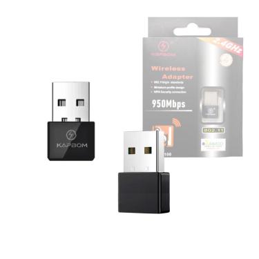 Imagem de Adaptador Usb Receptor Wireless Para Rede Wifi Sem Fio