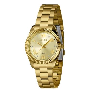 Imagem de Relógio Lince Feminino Dourado LRGJ170L36 C3KX
