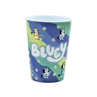 Imagem de Copo Infantil Bluey de Plástico Base de Ovo de Pascoa Original Plasuti