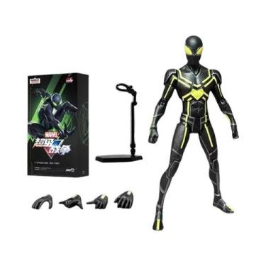 Imagem de Figura De Ação Marvel Legends Spider-Man PS4 Peter Parker Dourado Pret