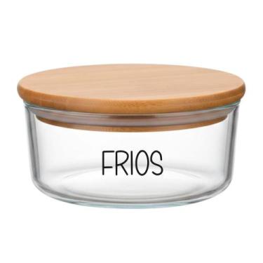 Imagem de Pote Hermético Redondo Vidro (930 ml) Frios - Casa Vitá, Frios