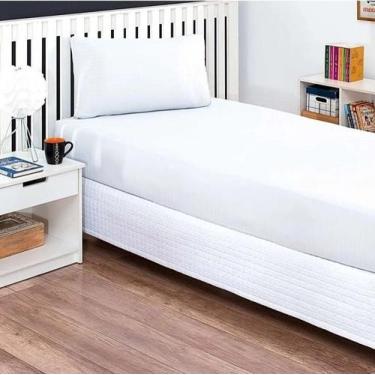 Imagem de Lençol Solteiro King Size 2 Peças - Lu Enxovais, Branco