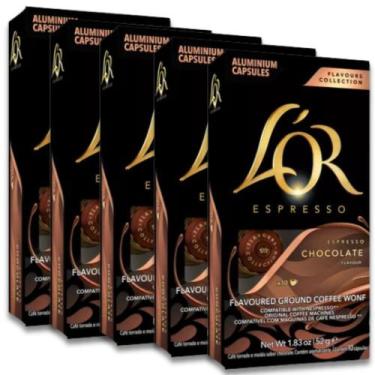 Imagem de Café Cápsulas Lor Nespresso Chocolate Kit com 50 Cápsulas - L'OR
