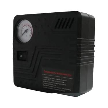 Imagem de Bomba De Ar Portátil Compacta Para Emergências Automotivas 12V Com Med
