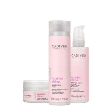 Imagem de Kit Cadiveu Essentials Quartzo Shine Shampoo Máscara e Protein Hair Cr