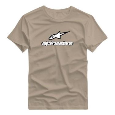 Imagem de Camiseta Exclusiva Alpinestars Formula 1 Premium 100%algodão, Bege, GG