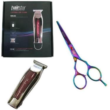 Imagem de Máquina De Acabamento KM 202 Cabelo E Barba Tesoura Fio Laser 6.0 - Ha