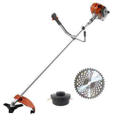 Imagem de Roçadeira Profissional Tekna Rl520acn-tk 52cc á Gasolina 2t 2hp 9000rpm e Multifuncional 3 em 1 Com Carretel Fio Nylon e Lâmina 3 Pontas + Disco de Corte 40 Dentes de Vídea