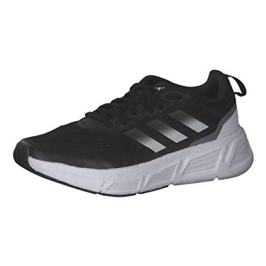 Imagem de adidas Tênis de corrida feminino Questar 2022, Preto/branco/vermelho, 9.5