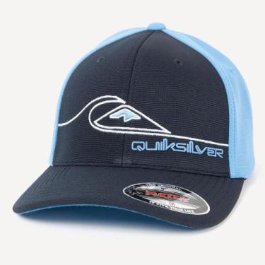 Imagem de Boné Quiksilver Aba Curva New Lines WT26 Marinho, Gulf blue, M