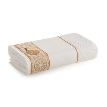 Imagem de Pano de Prato para Pintar Messina Laranjal 91% Algodão 9% Poliéster 46 X 65CM 1 Peça Laranja Karsten