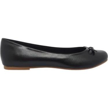 Imagem de Sapatilha Feminina Casual Social Dia a Dia Passeio Trabalho Com Laço Conforto Via Uno 018240-Feminino