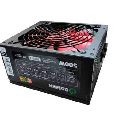 Imagem de Fonte Brazil PC Gamer ATX, 500W, 80 Plus Bronze, PFC Ativo - BPC/500
