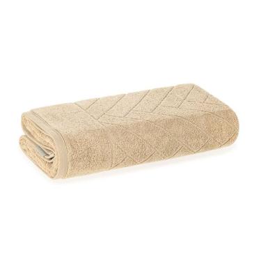 Imagem de Toalha de Rosto Aspen Frapê 48x80CM 100% Algodão Penteado 450g-m2 Macia e Absorvente Az...