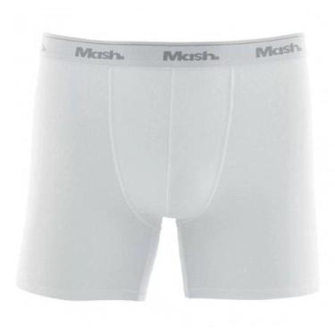 Imagem de Kit C/ 2 Cuecas Boxer Longa Mash 070.40, Branco, GG
