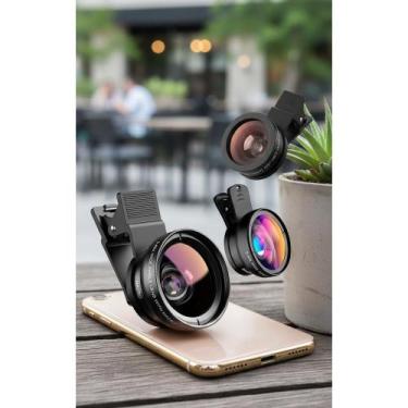 Imagem de 2x Lente Celular Macro 12.5x + Super Wide 0.45x HD 2in1 - Congratulati