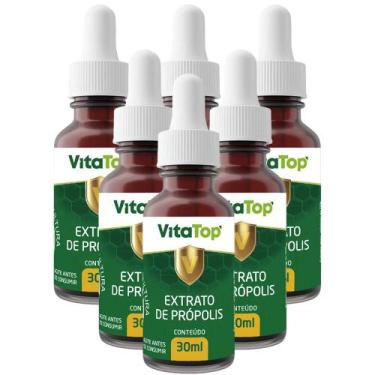 Imagem de Kit 6 Unidades Extrato de Própolis 70 Imunidade Natural Vitatop