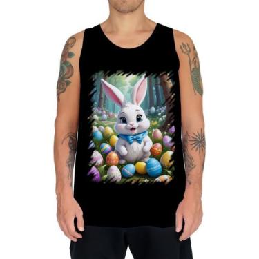 Imagem de Camiseta Regata Coelhinho da Páscoa Traço Infantil 16 - Kasubeck Store