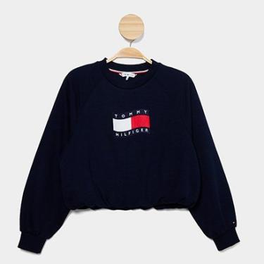 Imagem de Moletom Infantil Tommy Hilfiger Wave Flag Crewneck Menino-Masculino