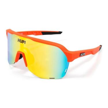 Imagem de Óculos de Sol Ciclismo Hupi Huez Laranja/Preto - Lente Laranja Espelhado-Unissex