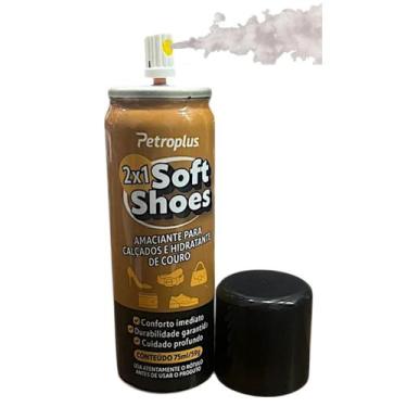 Imagem de Amaciante e Hidratante Petroplus Soft Shoes 2x1 para Couro e Calçados 