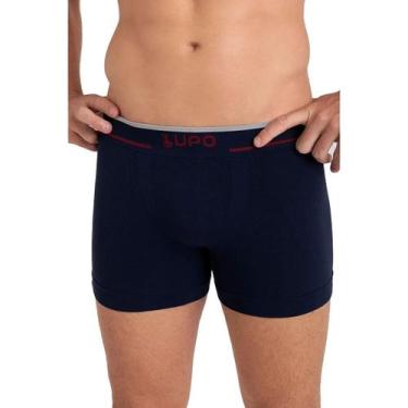 Imagem de Cueca Boxer Microfibra (04) - Lupo, 999preta999, EXG