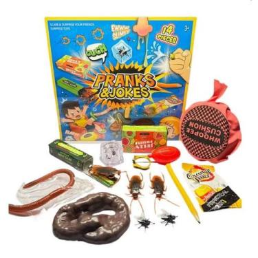 Imagem de Brinquedos Pegadinha Kit Almofada Peido Insetos Cocô Present - Topmixs