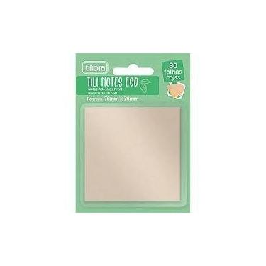 Imagem de Bloco Adesivo TILI NOTES ECO KRAFT 76x76mm - 80 Folhas - Tilibra