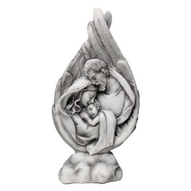 Imagem de Imagem de Sagrada Família de Mármore Asa - 14 cm - Casa da Mãe