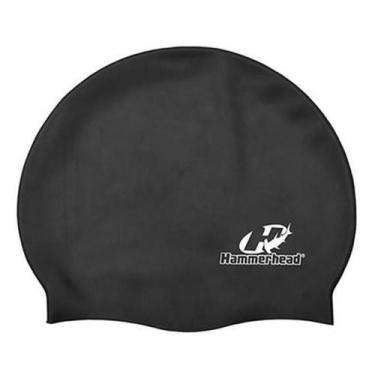 Imagem de Touca Para Natação Hammerhead Em Silicone, Preto