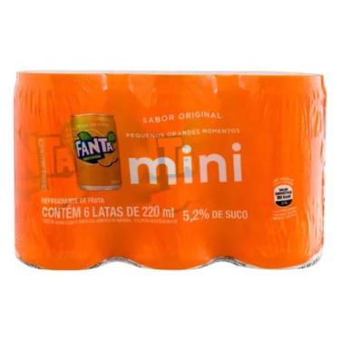 Imagem de Pack c/6 unidades de refrigerante de laranja 220ml. - Pegasus