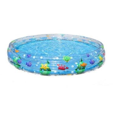 Imagem de Piscina Inflável Infantil Com 3 Níveis Deep Dive 480 Litros Bestway, A