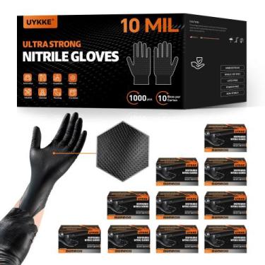 Imagem de Luvas de nitrilo descartáveis UYKKE Mechanic Rubber Latex XL