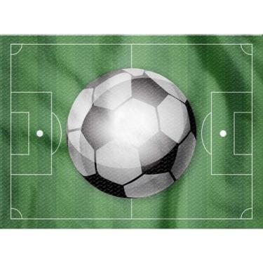 Imagem de Painel Campo de Futebol Bola de Futebol Copa do Mundo 2022 1 metro x 1